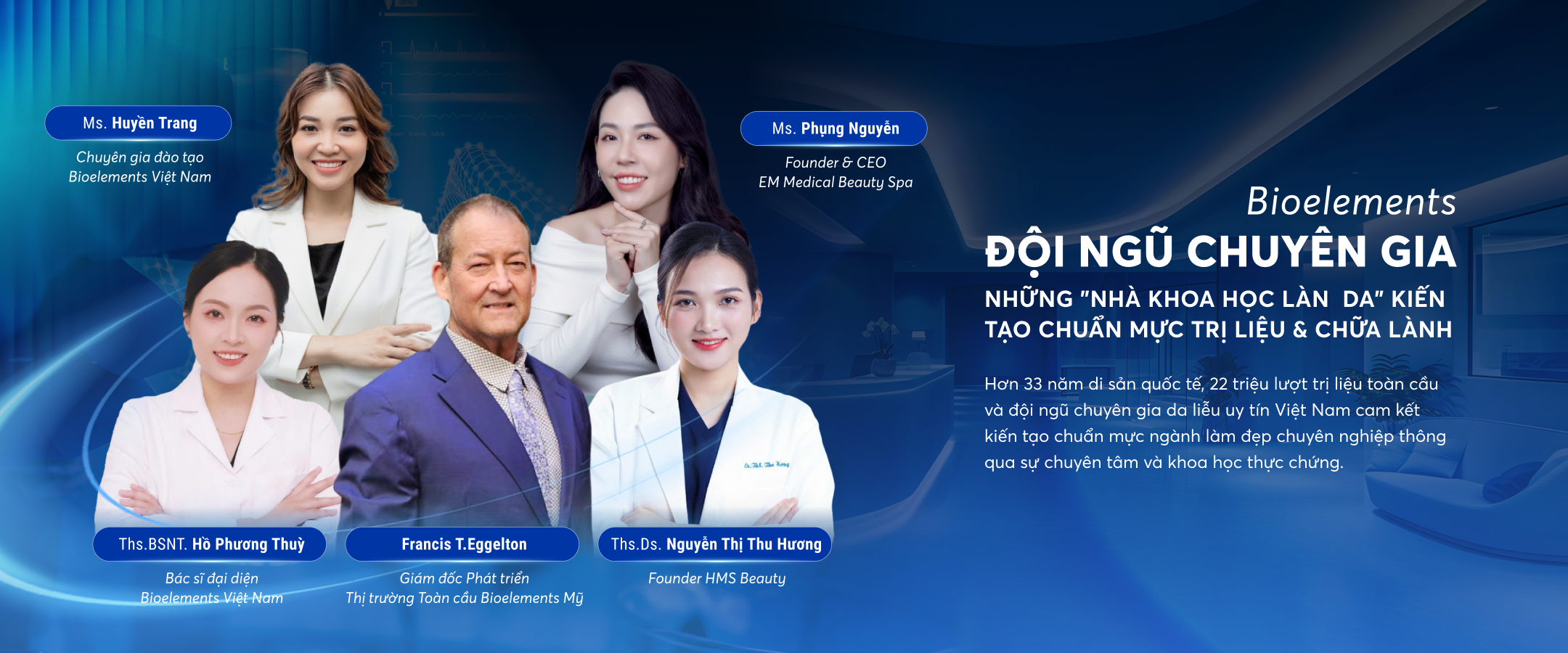 Đội ngũ chuyên gia Bioelements